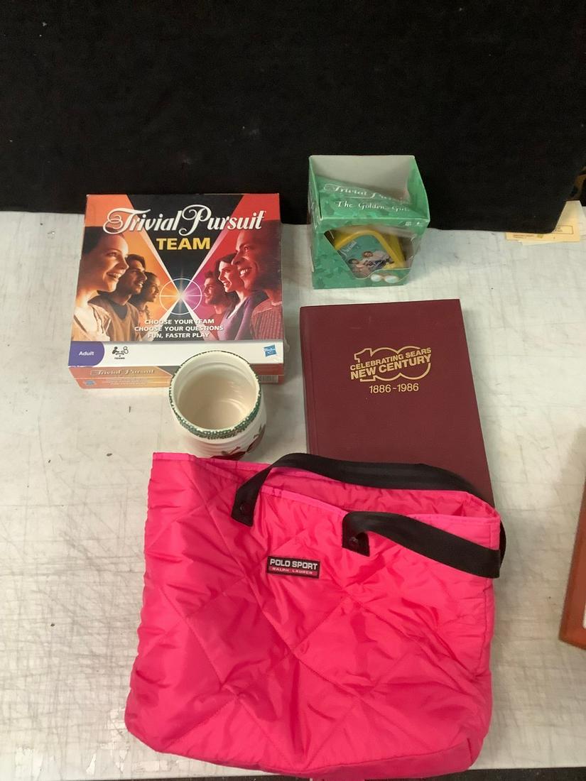 Trivial Pursuit, Centennial Sears Catalogue, Ralph Lauren Bag, and more: Trivial Pursuit, Centennial Sears Catalogue, Ralph Lauren Bag, and more