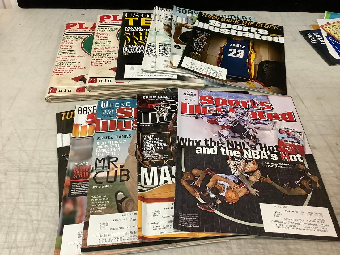 1980s Playboy Magazines and Sports Illustrated magazines and more: 1980s Playboy Magazines and Sports Illustrated magazines and more