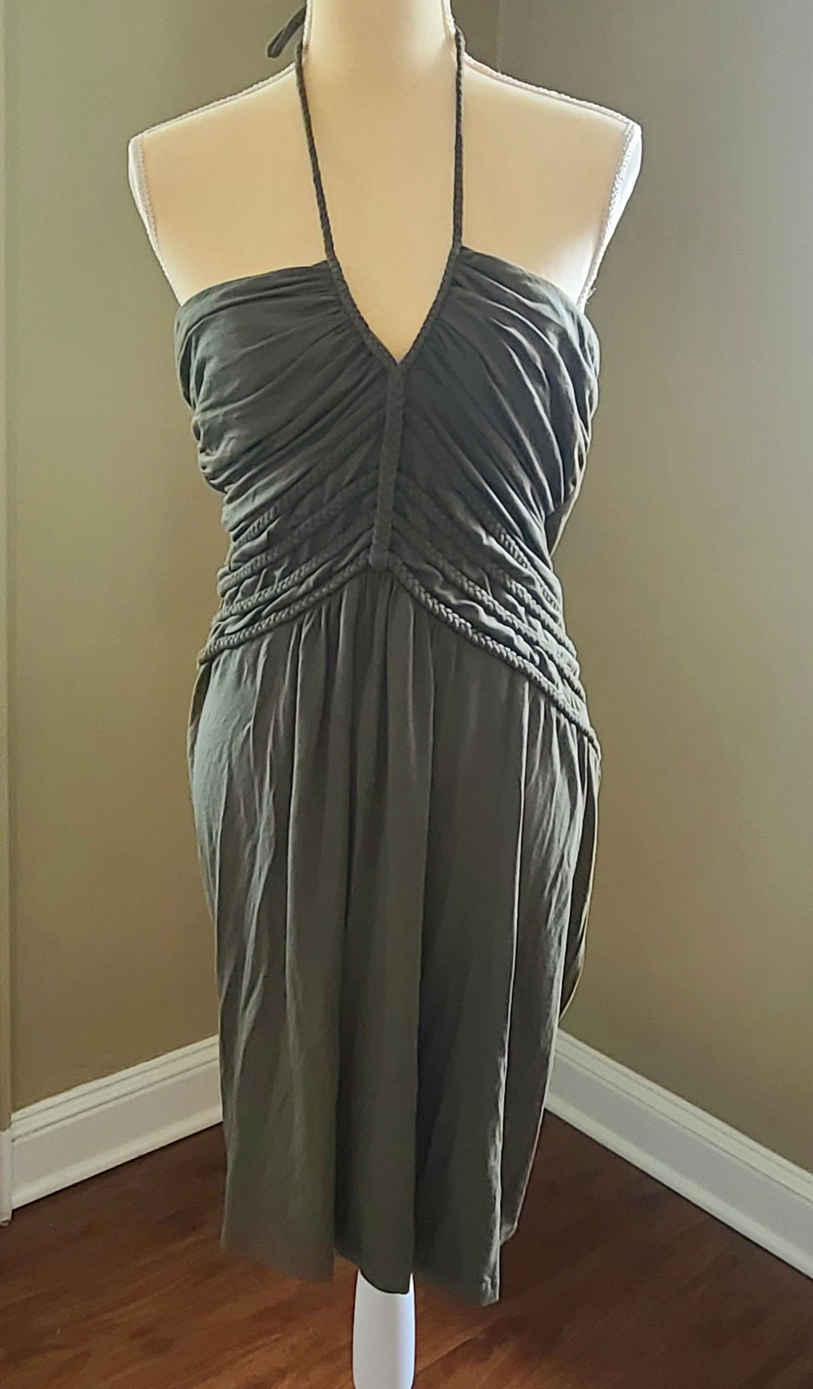 Calvin Klein sz 12 NWT Olive Dress: Calvin Klein sz 12 NWT Olive Dress