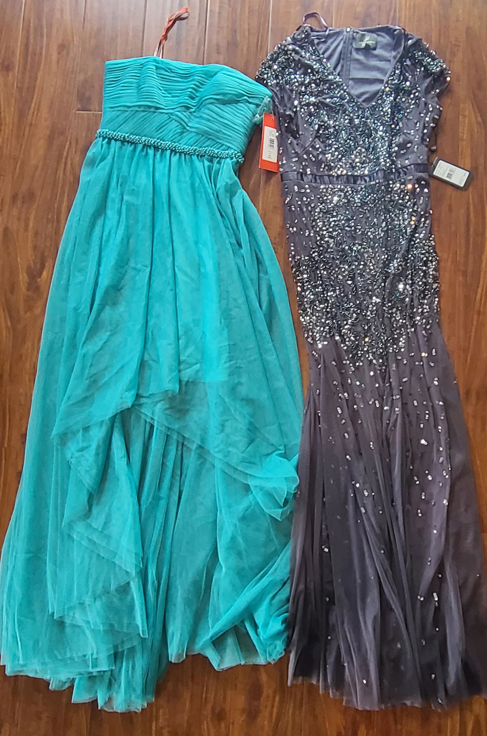 Monique Lhuillier Gown 4 and Adrienna Papell size 6: Monique Lhuillier Gown 4 and Adrienna Papell size 6
