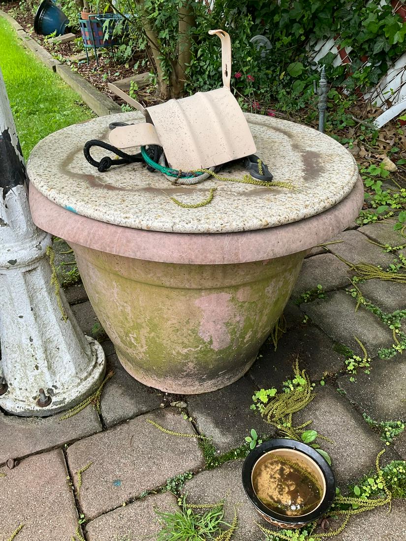Large Ceramic Pot: 20 in