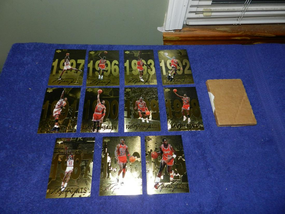 1998 Michael Jordan Oversize Card Set 1-12 NIB: 1998 Michael Jordan Oversize Card Set 1-12 NIB