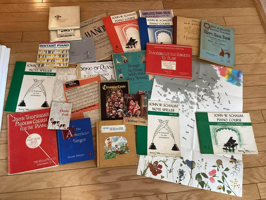 Large lot of Vintage Piano Books, Music books and more: Large lot of Vintage Piano Books, Music books and more