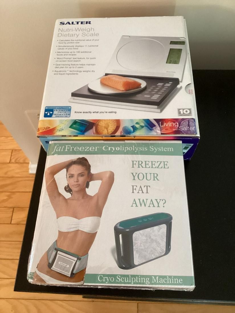 Sealed Cryo Sculpting Machine and Salter Dietary Scale (1 of 1)