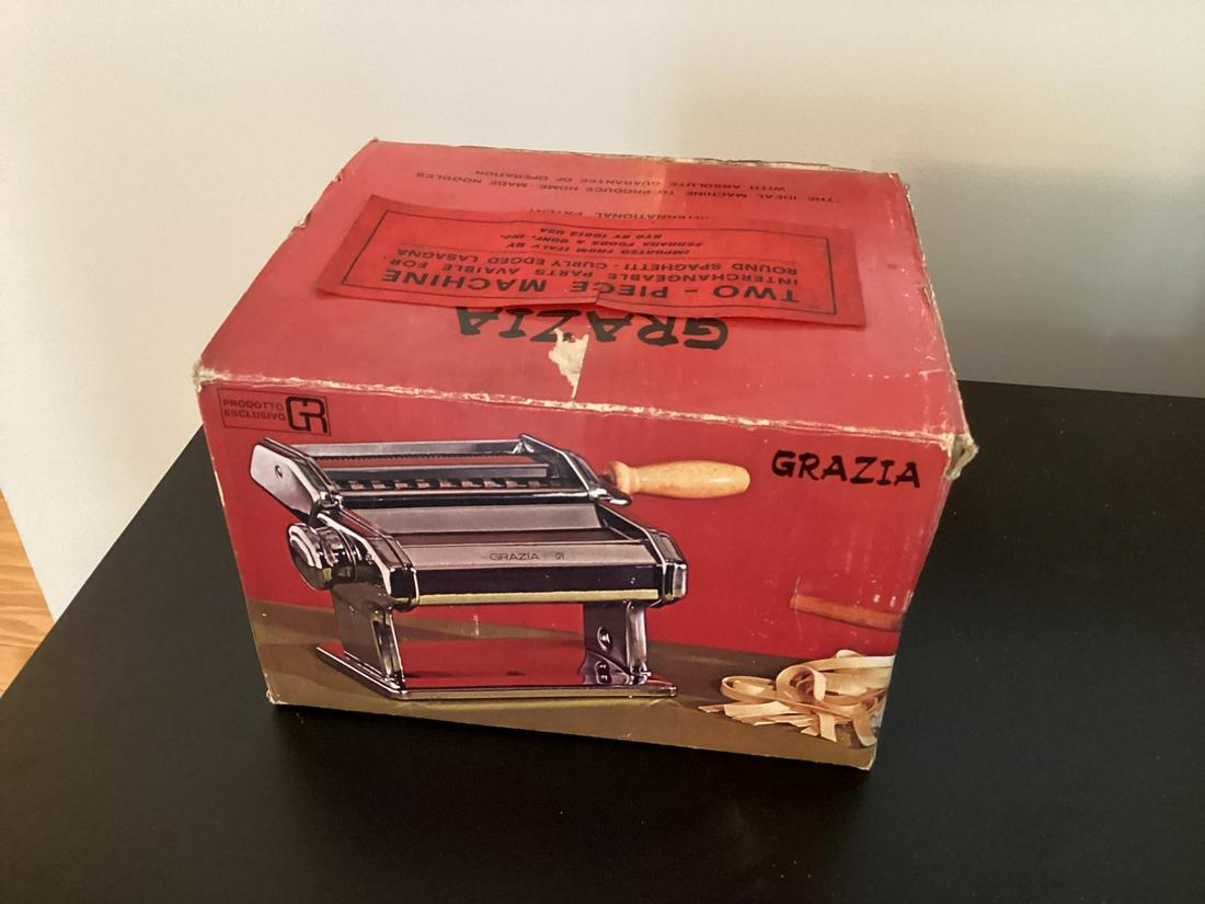 Grazia Two Piece Pasta Machine in the box: Grazia Two Piece Pasta Machine in the box