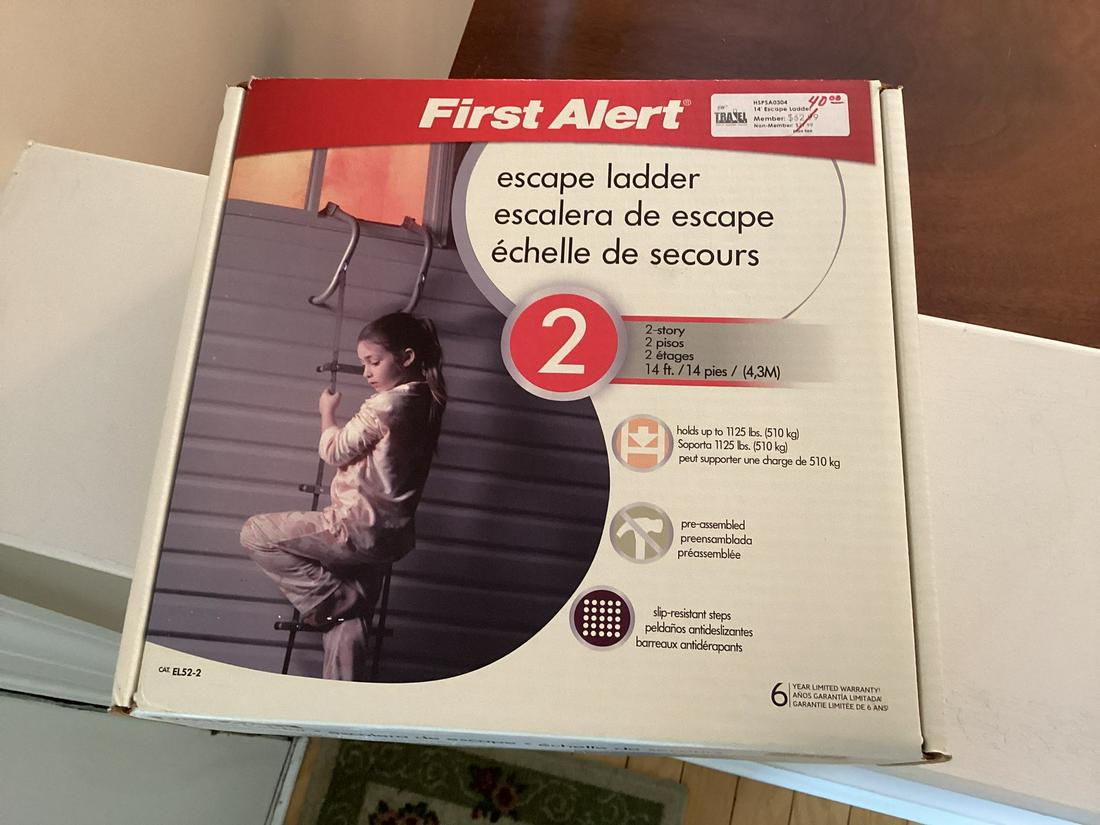 First Alert 2 Story Escape Ladder New in Box (1 of 1)