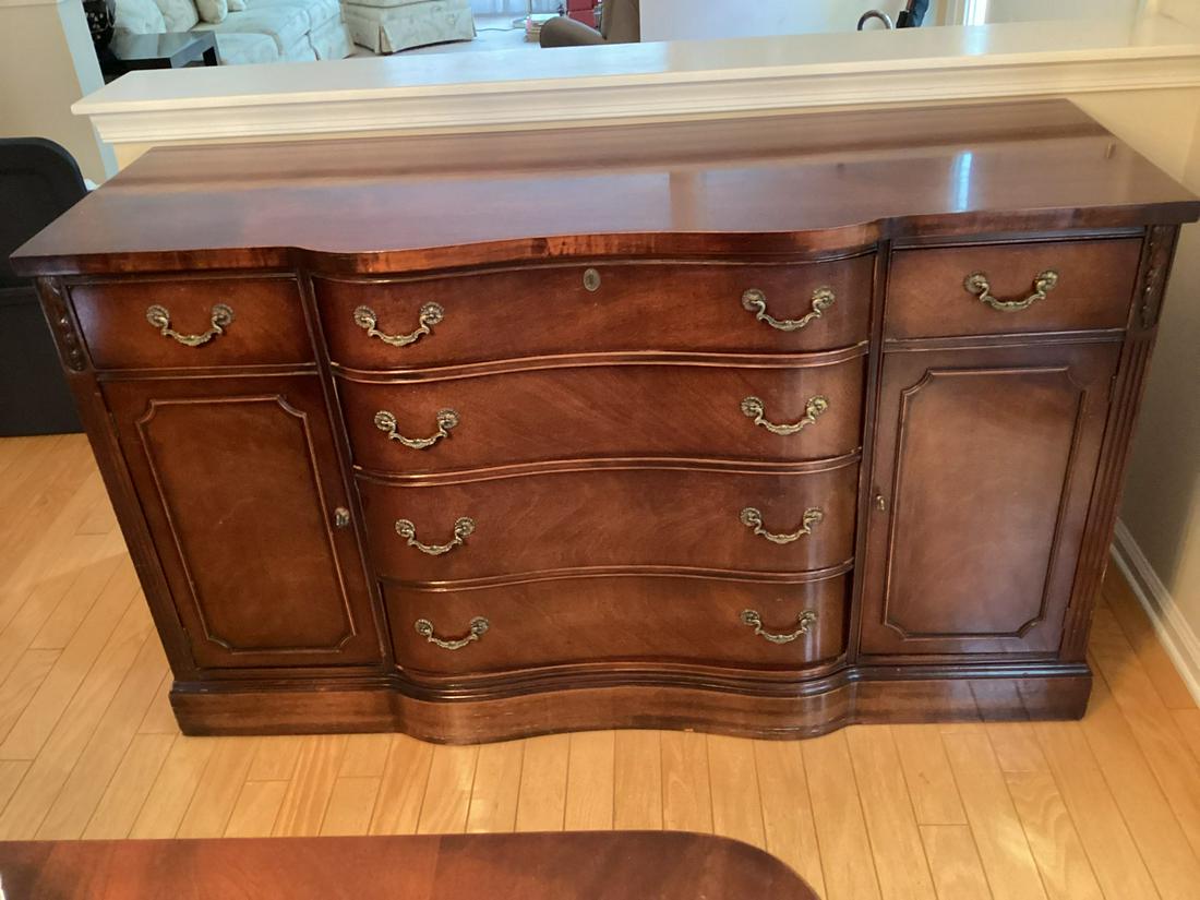 Solid Wood Side Board 60"x21.5"x35" (1 of 1)