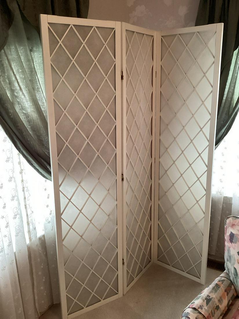 Three Panel Privacy Screen 53"x71" (1 of 1)