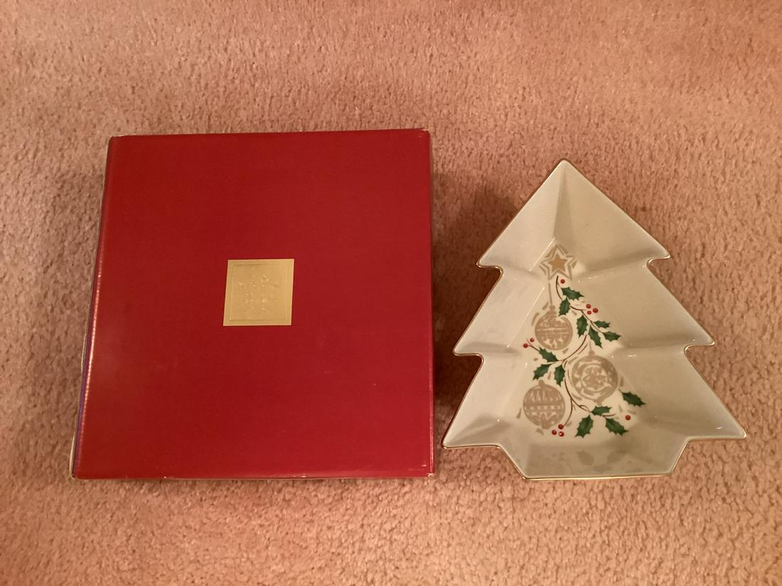 Lenox Dazzle Tree Bowl with Box 11": Lenox Dazzle Tree Bowl with Box 11"