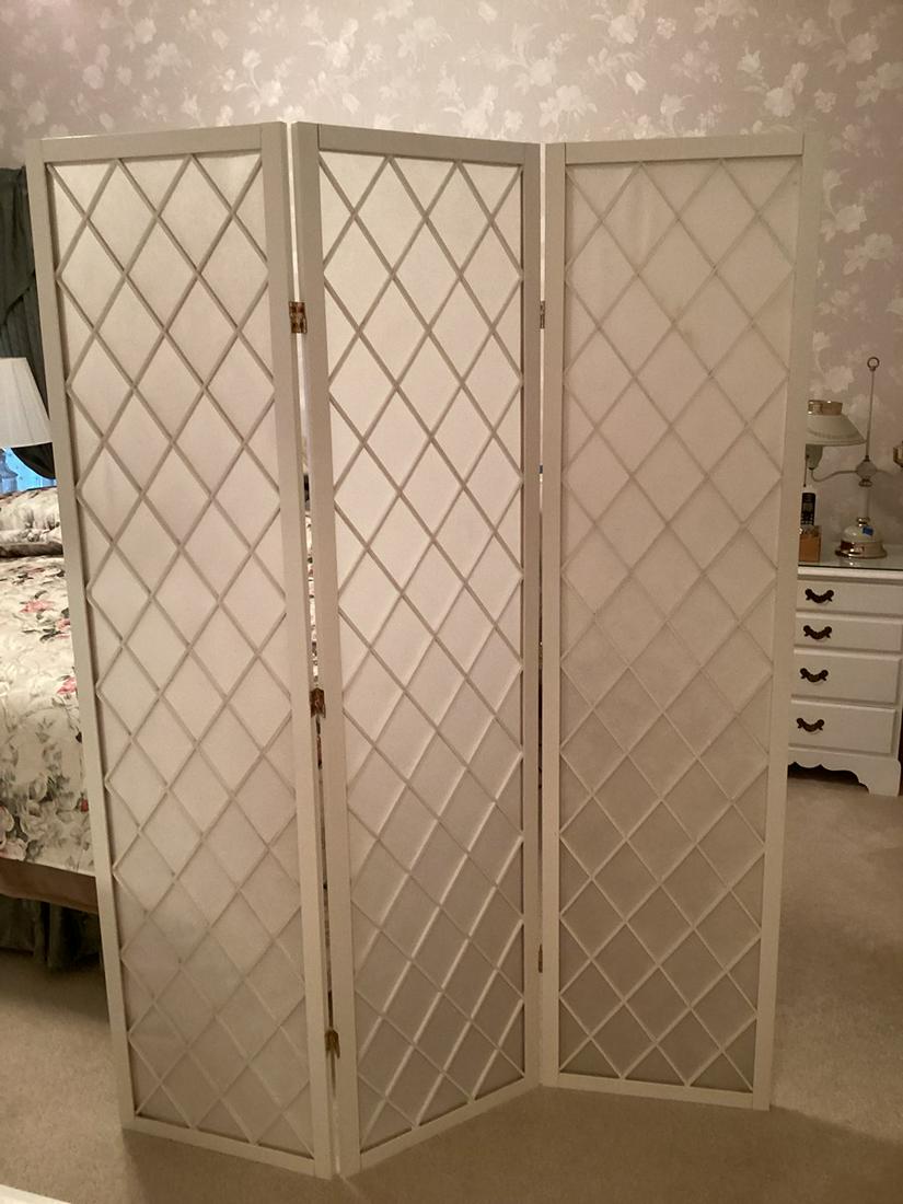 Three Panel Privacy Screen 53"x71" (1 of 1)