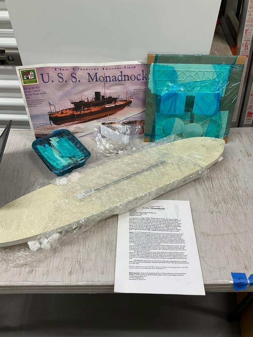 The Union Ironclad USS Monadnock model: The Union Ironclad USS Monadnock model