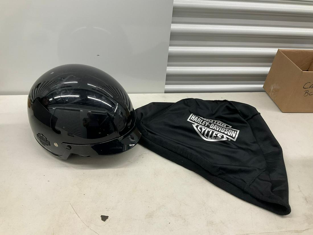 Harley Davidson HD-S1V Helmet size Large with bag: Harley Davidson HD-S1V Helmet size Large with bag