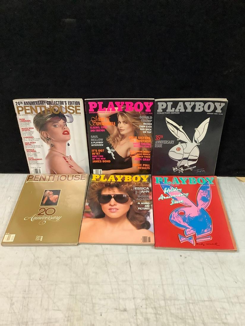 lot of playboy and penthouse magazines: lot of playboy and penthouse magazines