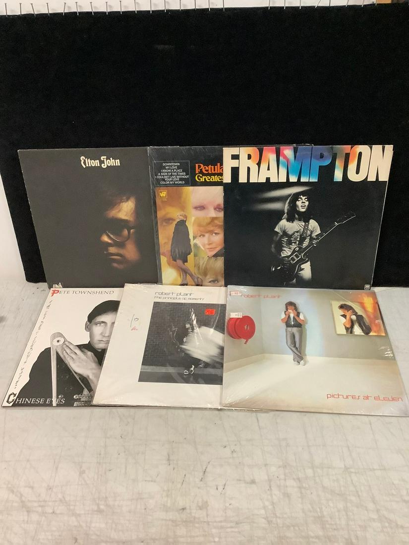 Lot of vintage records ELton John , peter Frampton, Robert Plant and more (1 of 1)