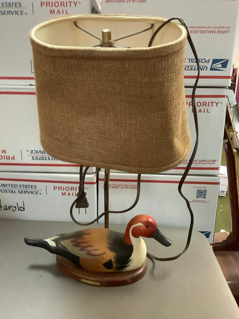 Pintail Drake Lamp 18 Inches tall: Pintail Drake Lamp 18 Inches tall