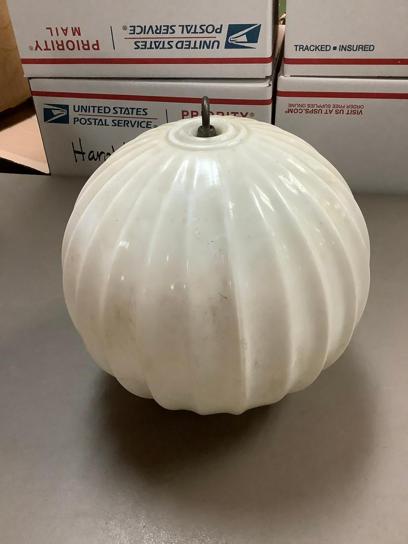 Spherical Lamp Shade with hook 8 inches tall: Spherical Lamp Shade with hook 8 inches tall