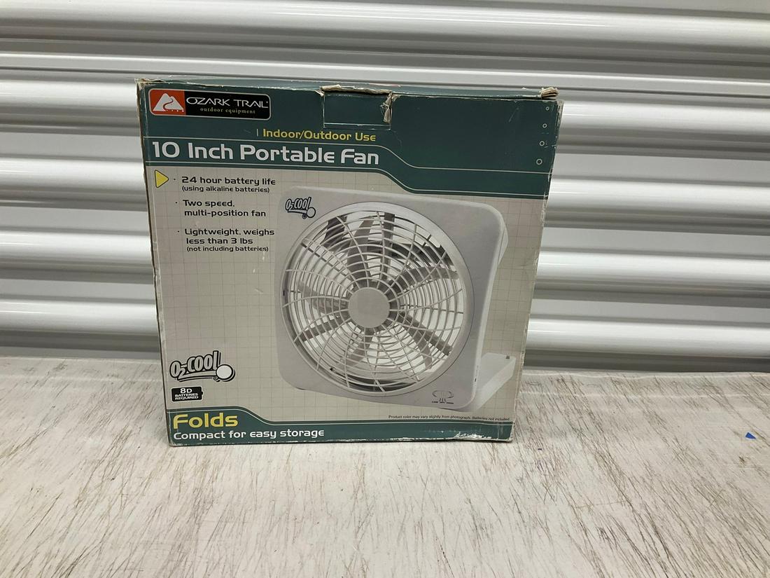 10" Portable Fan Ozark Trail Outdoor Equipment in Box (1 of 1)