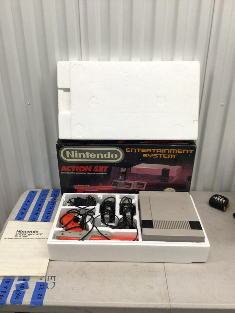 Nintendo Entertainment System Action Set in Original Box (1 of 1)