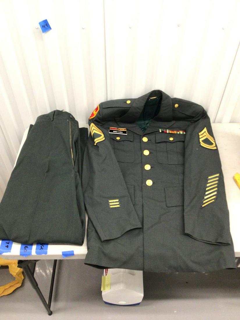 Vintage Military Uniform Jacket (34 Waist) and Pants (28x44 Waist) (1 of 1)