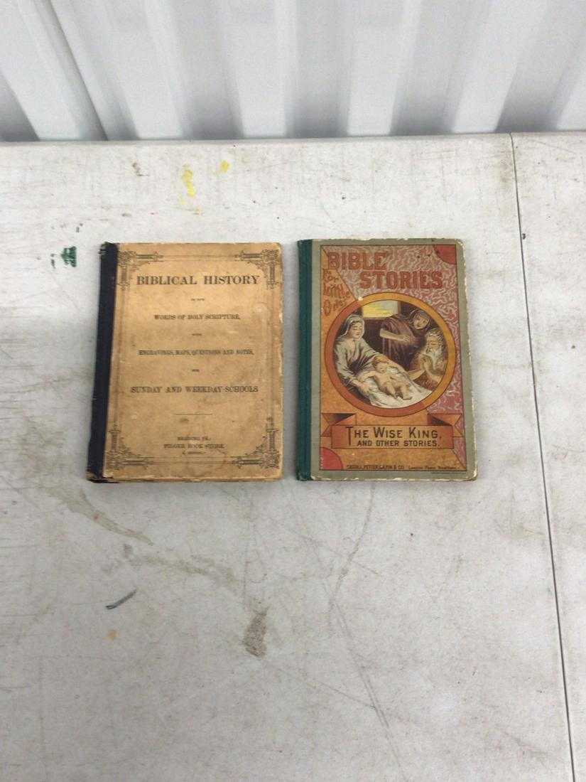 Two Antique Religious Books 1800s (1 of 1)