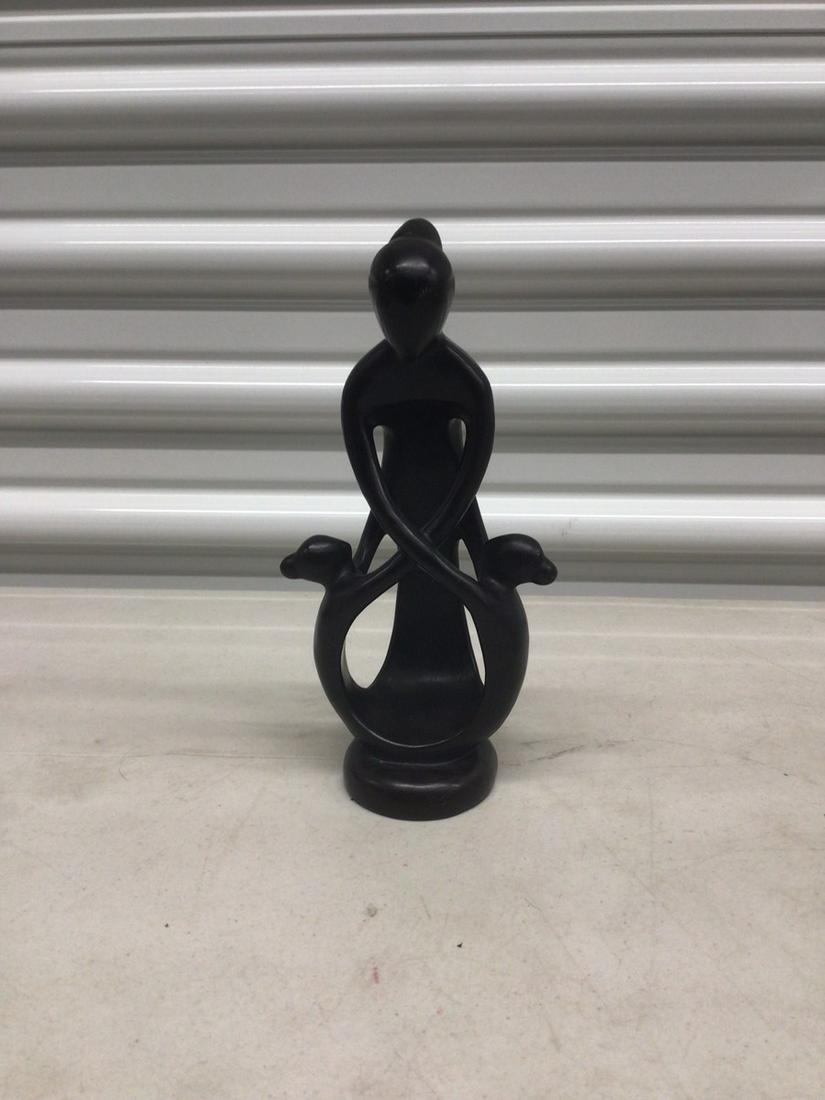 Mother and children stone modern statue (1 of 1)