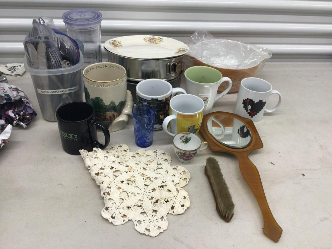 Lot of Silverware, Candle holder, abnd more: Lot of Silverware, Candle holder, abnd more