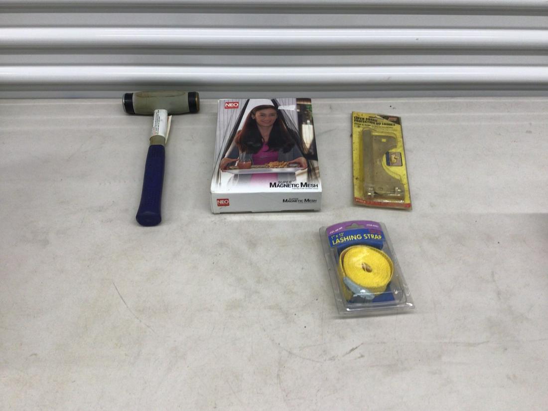 Estwing mallet, Super Magnetic Mesh Hands Free Screen Door, Lashing Strip 1 x 12, and more (1 of 1)