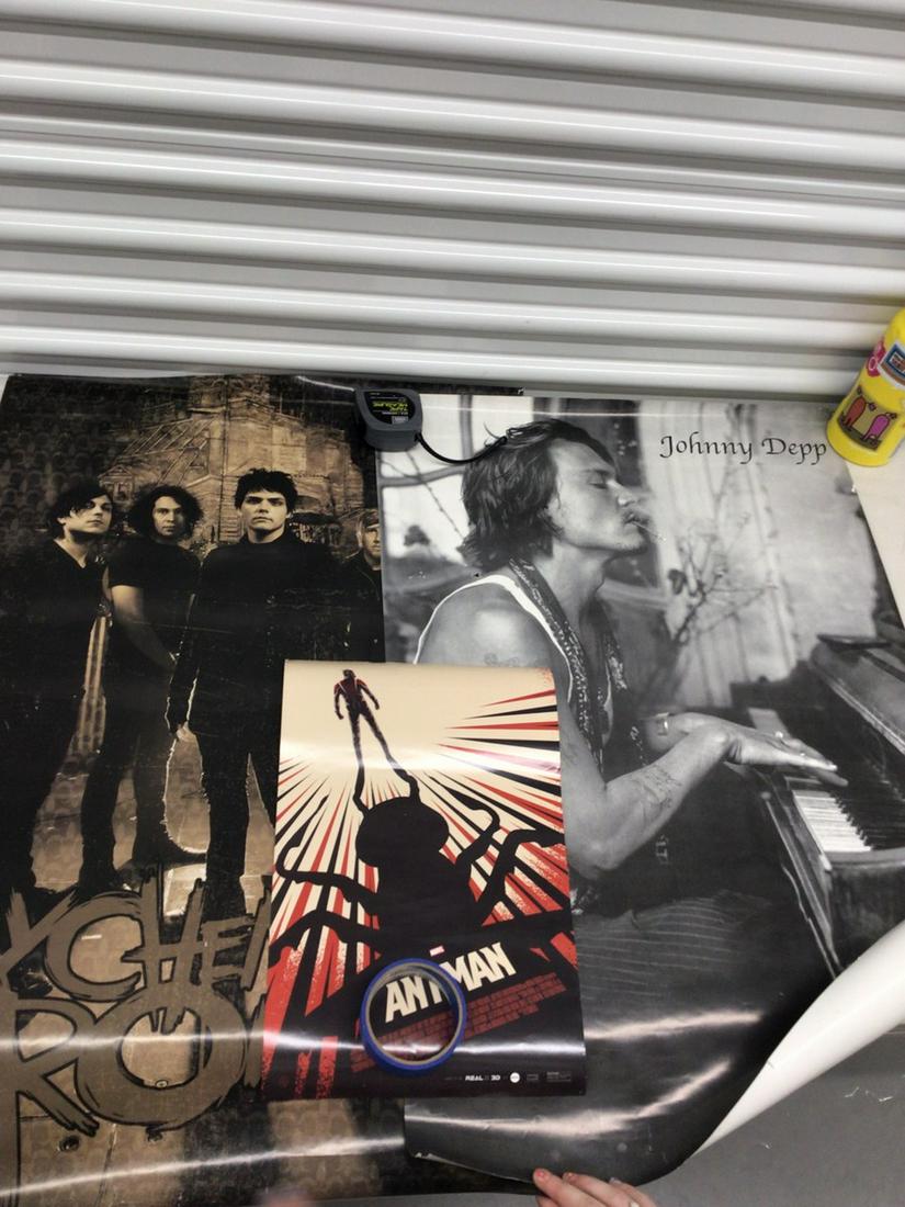 Posters: My Chemical Romance, Johnny Depp, and Ant Man (1 of 1)