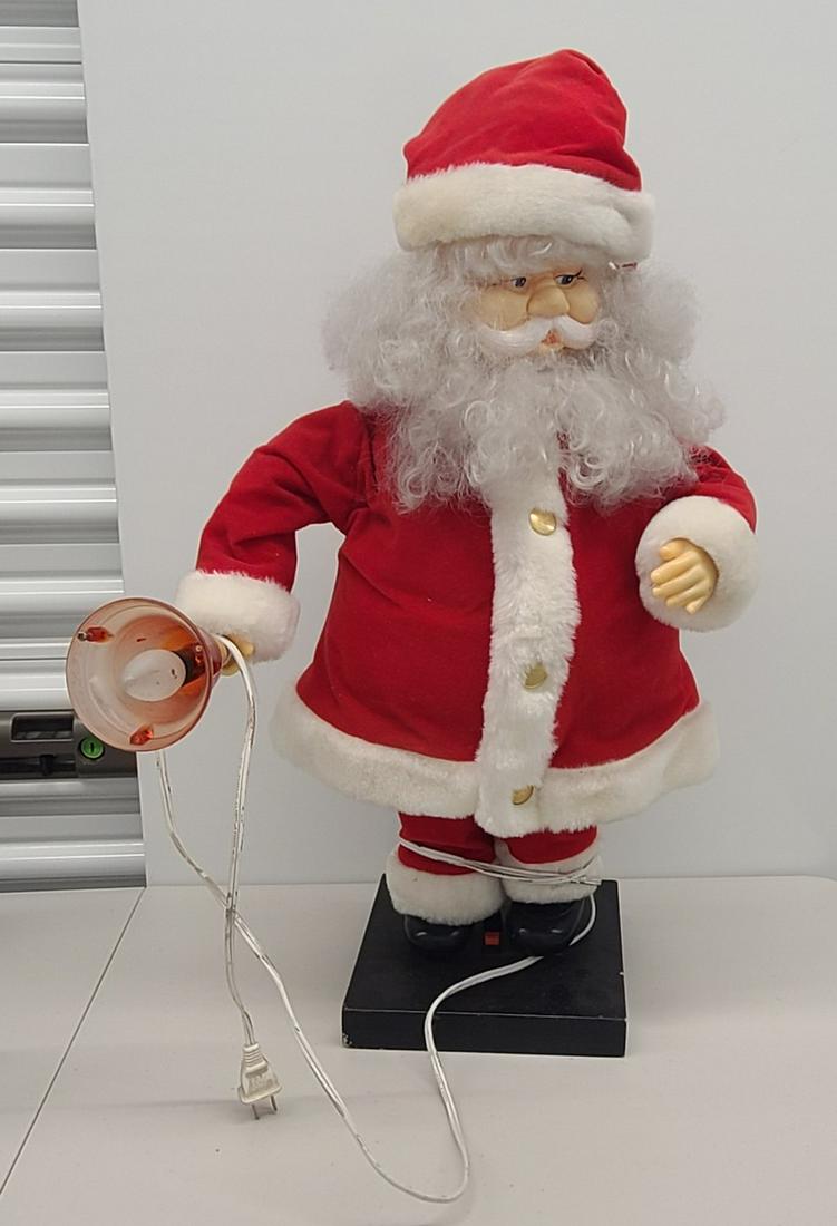 Large Vintage Animated Santa  25" tall (1 of 1)
