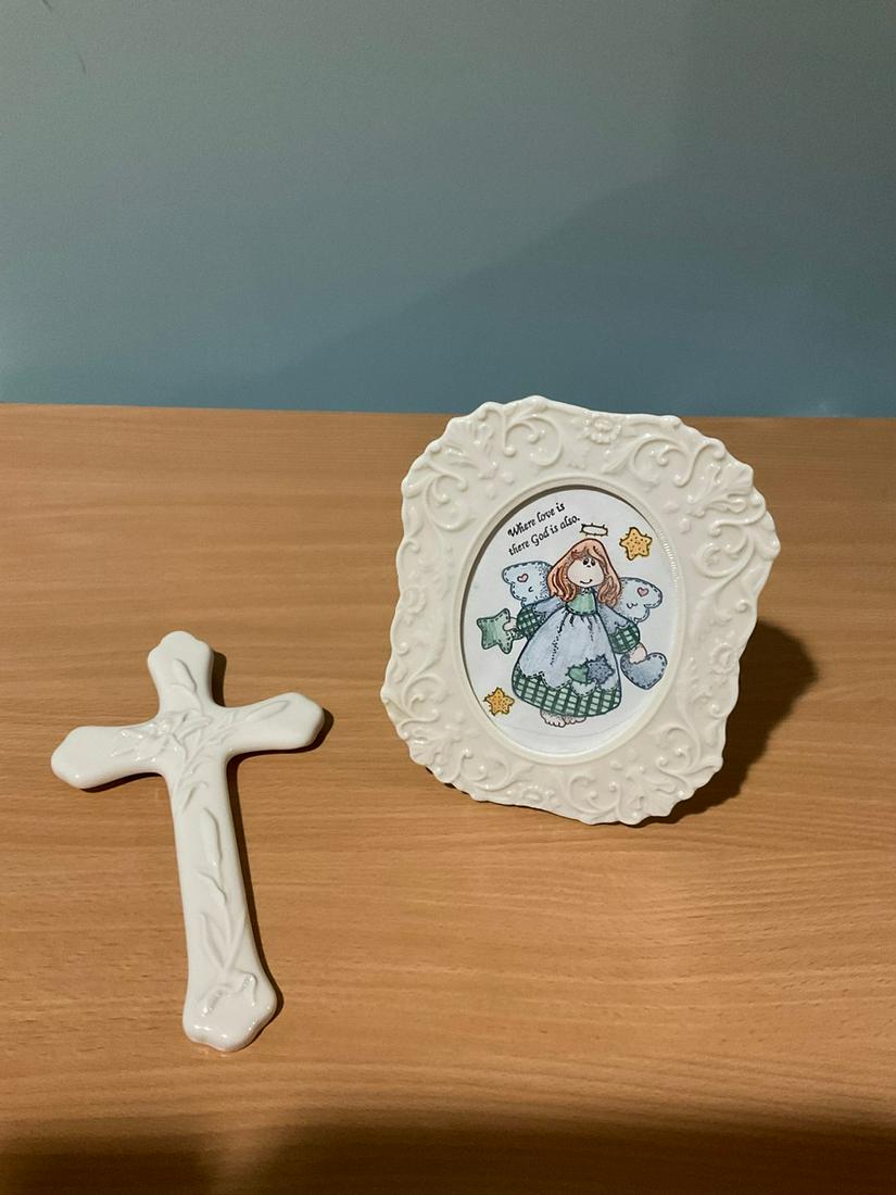 Lenox Decorative Cross and Picture Frame (1 of 1)