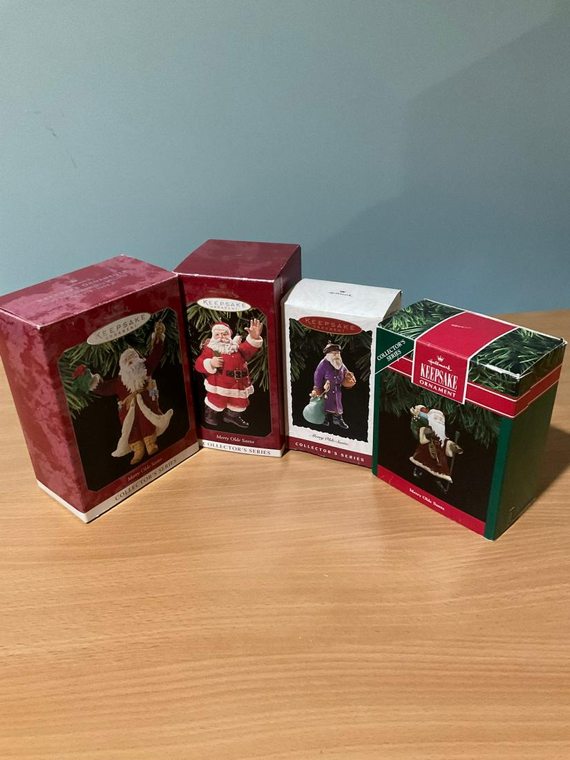 Hallmark Collectible Christmas Santa Ornaments: Hallmark Collectible Christmas Santa Ornaments