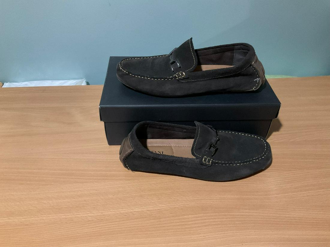 Alfani Leather Upper Balance Loafers Size 10M: Alfani Leather Upper Balance Loafers Size 10M