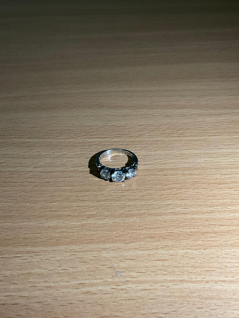 Sterling Ring Size 5.5 CZ Stones (1 of 1)
