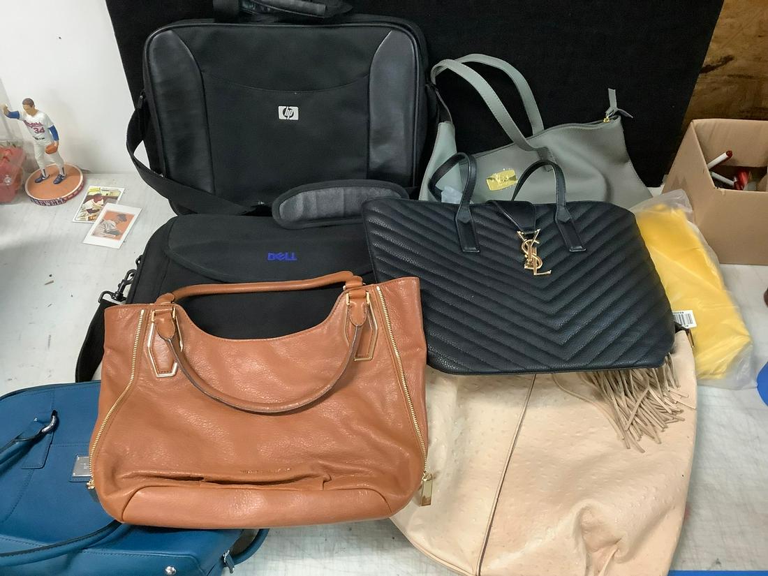Large lot of Laptop bags and purses: Michael Kors, YSL, Dell, HP, and more (1 of 1)