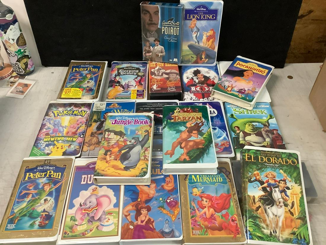 Lot of VHS tapes: Assorted Disney and others. Some sealed (1 of 1)