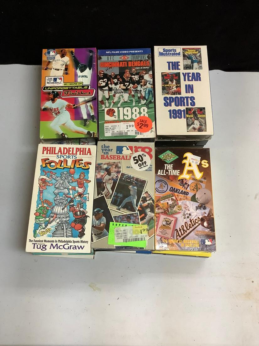 Lot of sports VHS tapes: Lot of sports VHS tapes