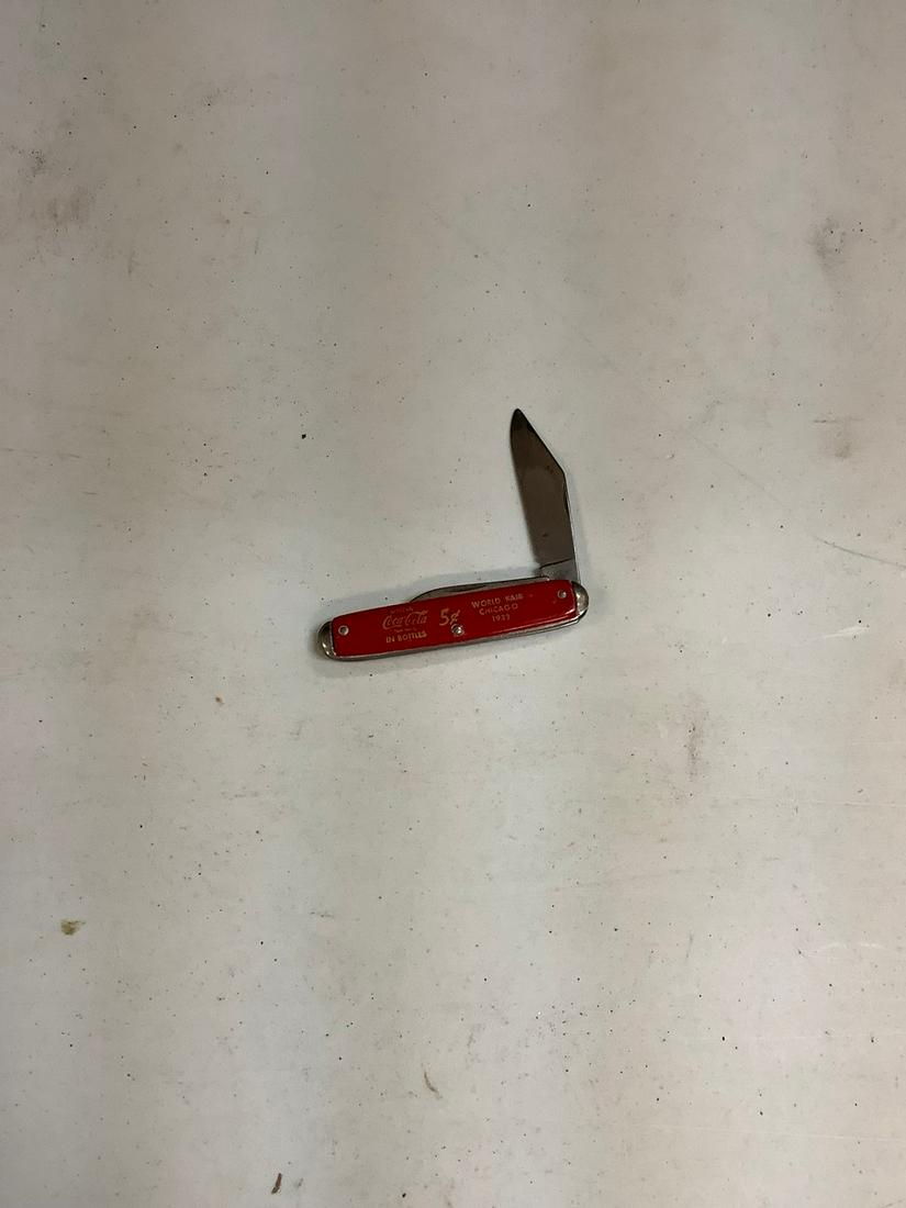 Worlds Fair Chicago 1933 Coco Cola blade 3.5" without blade (1 of 1)