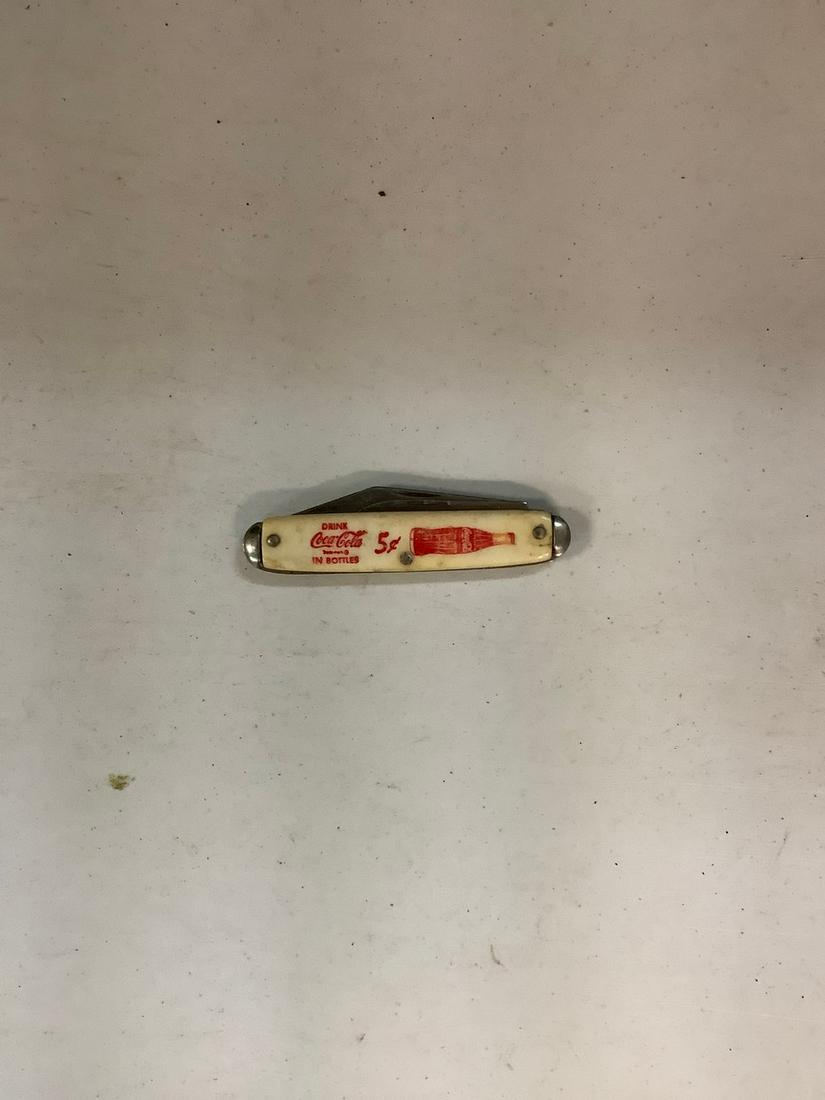 Coca-Cola pocket knife made in the USA (1 of 1)