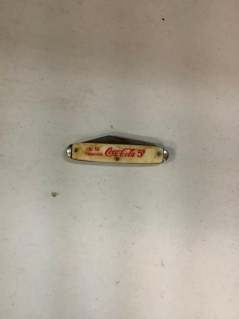 Coca-Cola pocket knife made in the USA (1 of 1)