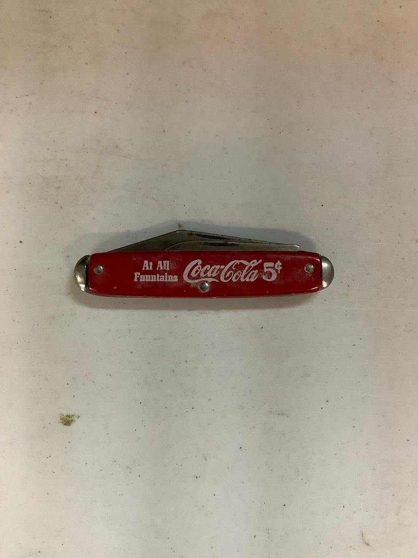 Coca-Cola pocket knife made in the USA (1 of 1)