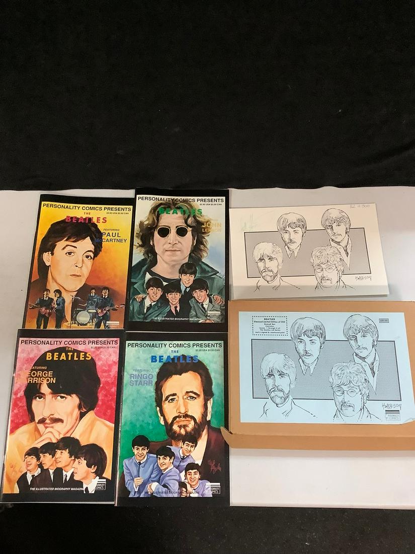 The Beatles Personality Comics Diamond Limited edtion 162 of 300 signed: The Beatles Personality Comics Diamond Limited edtion 162 of 300 signed