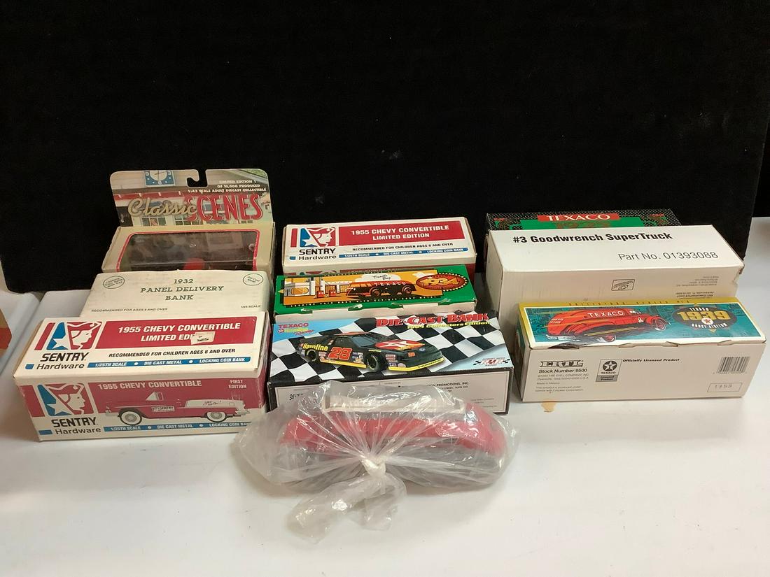Lot of die cast models from Texaco, Sentry Hardware, and more (1 of 1)