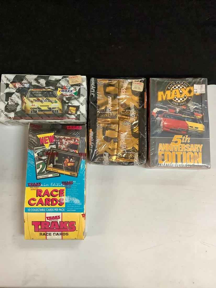 Nascar trading cards sealed boxes (1 of 1)