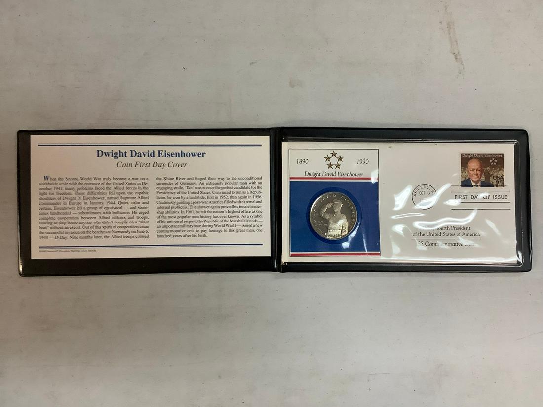 Dwight David Eisenhower Coin with First Day Cover (1 of 1)