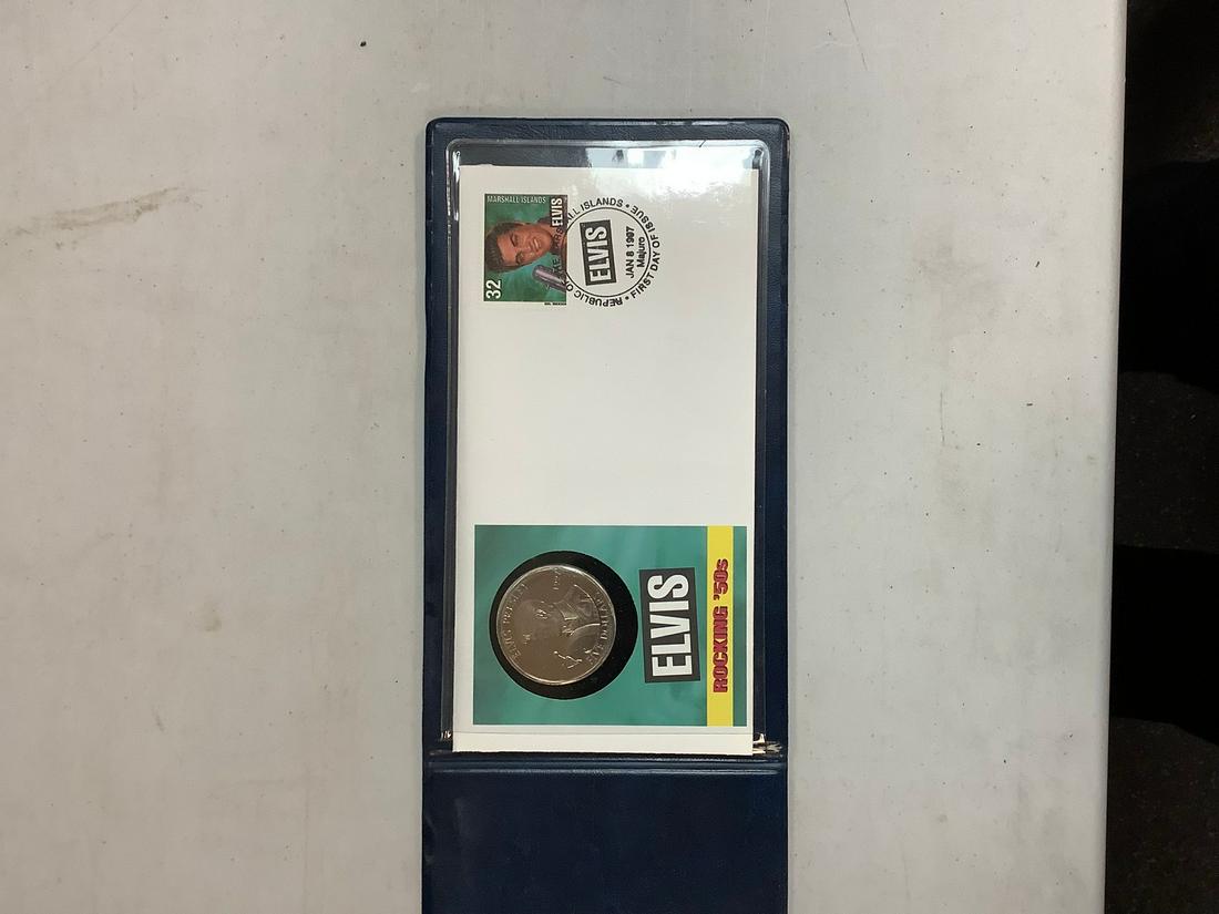 Elvis Coin and First Day Cover (1 of 1)