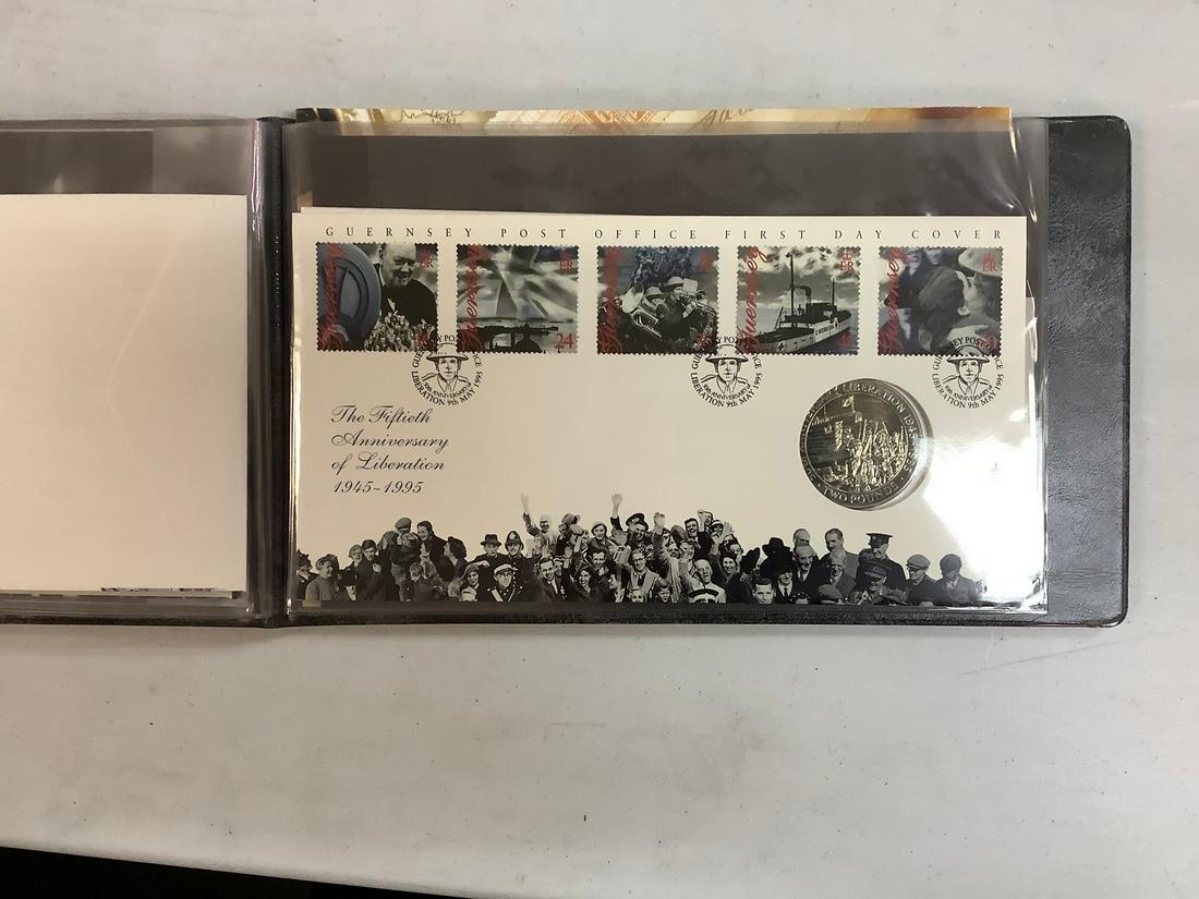 The Liberation of the Chanel Islands 50th Anniversary Stamp and Coin Set: The Liberation of the Chanel Islands 50th Anniversary Stamp and Coin Set