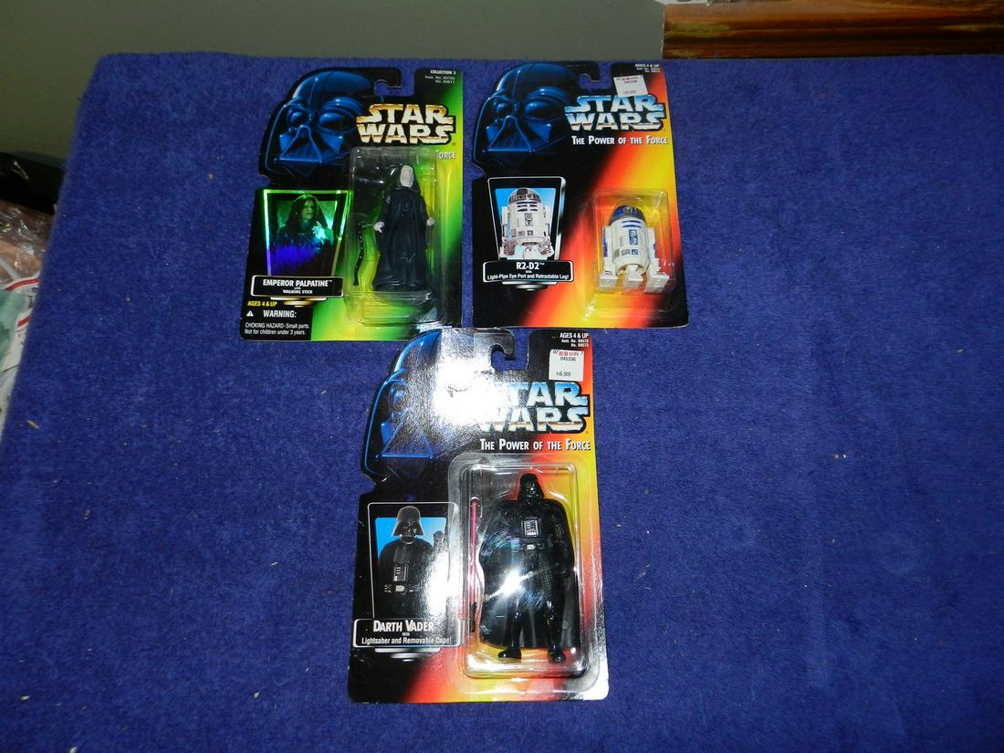 Lot of 3 Star Wars Power of the Force Action Figures: Lot of 3 Star Wars Power of the Force Action Figures