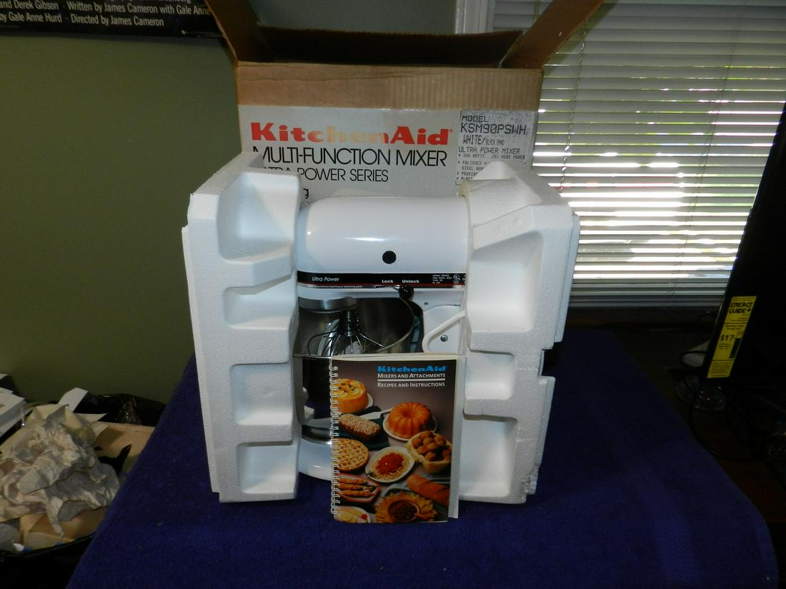 Kitchenaid KSM90OPSWH Stand Mixer Complete In Box (1 of 1)