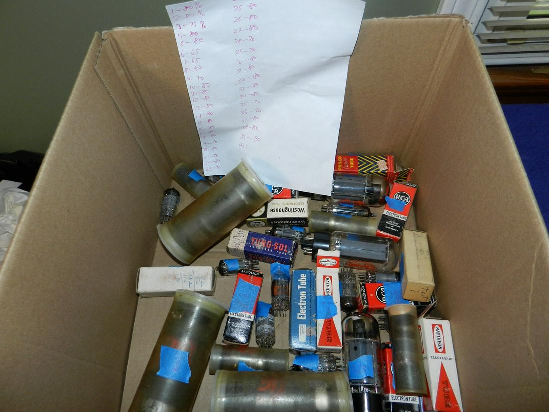 Lot of Vacuum Tubes Groove Tube 12AX7 12AT7 12AU7: All Have Been Tested