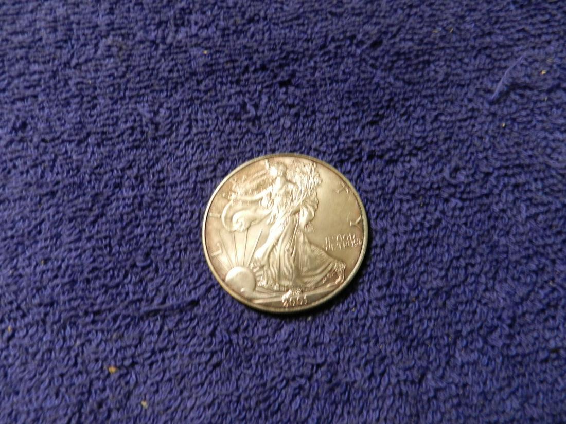 2001 Silver Eagle Dollar Coin (1 of 1)